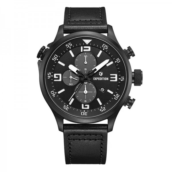 Expedition 6318 Full Black Leather MCLIPBASL1